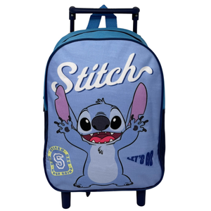 Zaino Asilo Trolley Stitch DISNEY Borsa per Scuola Materna Tempo Libero - Sf5200