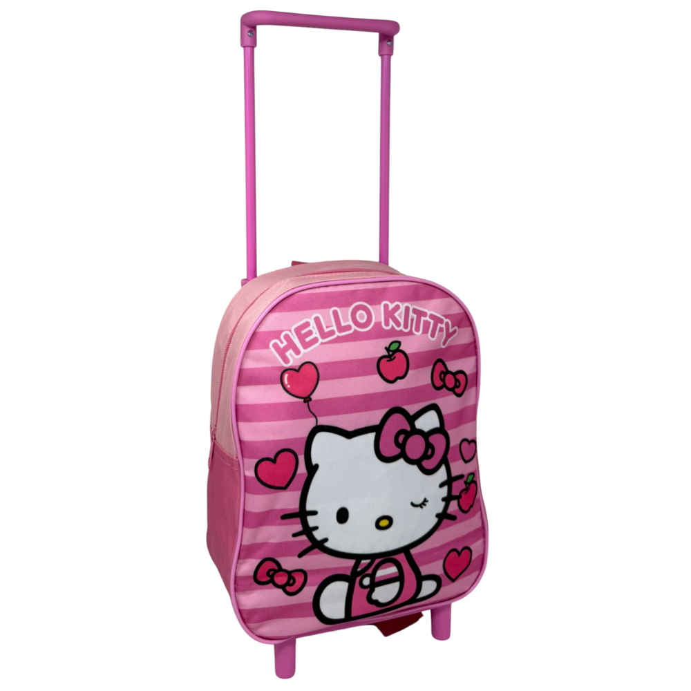 Zaino Asilo Trolley Hello Kitty Sanrio Borsa per Scuola Materna Tempo Libero - 300103