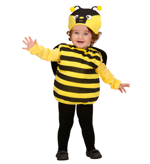 Costume Vestito Abito Travestimento Carnevale Bambina Ape - Taglia 1/3 Anni -