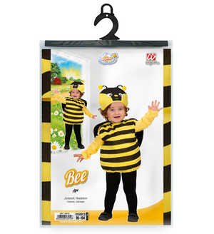 Costume Vestito Abito Travestimento Carnevale Bambina Ape - Taglia 1/3 Anni -