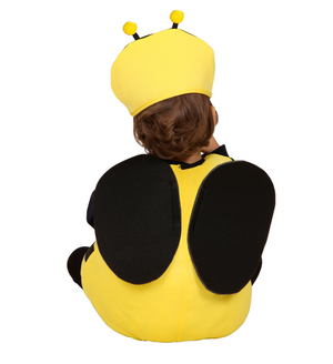 Costume Vestito Abito Travestimento Carnevale Bambina Ape - Taglia 1/3 Anni -
