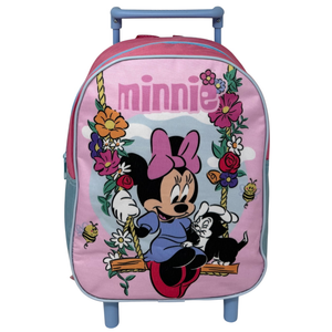 Zaino Asilo Trolley Minnie DISNEY Borsa per Scuola Materna Tempo Libero - Sf5248