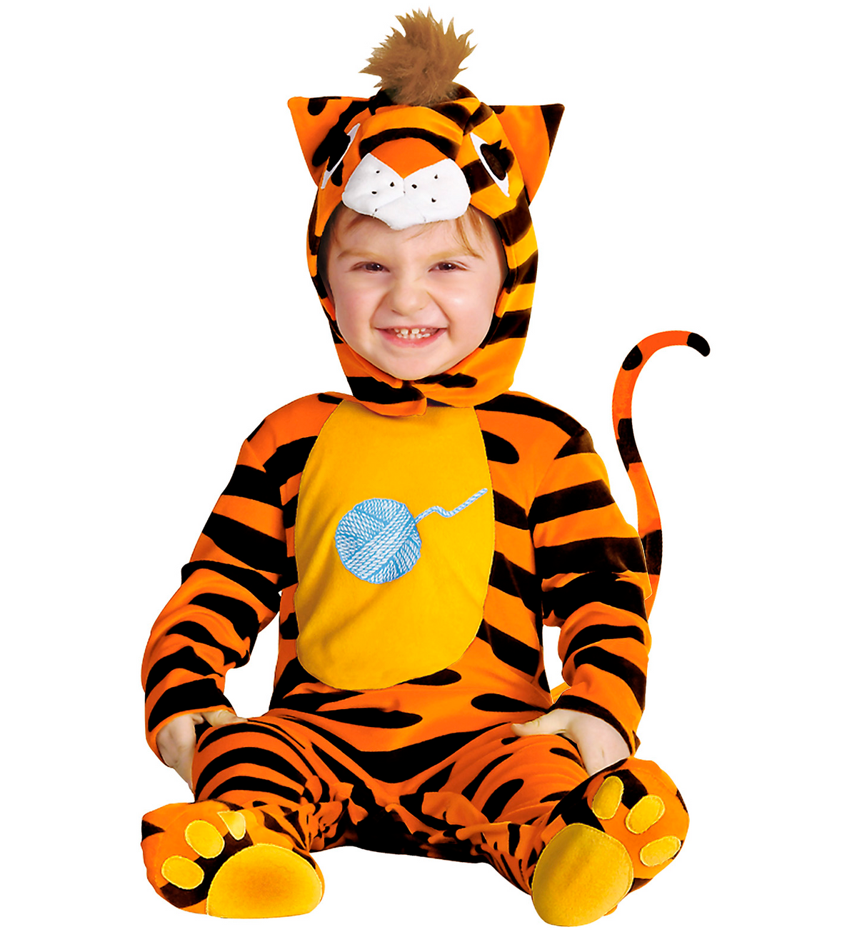 Costume Vestito Abito Travestimento Carnevale Bambino Gatto 12/18 Mesi Cm. 92