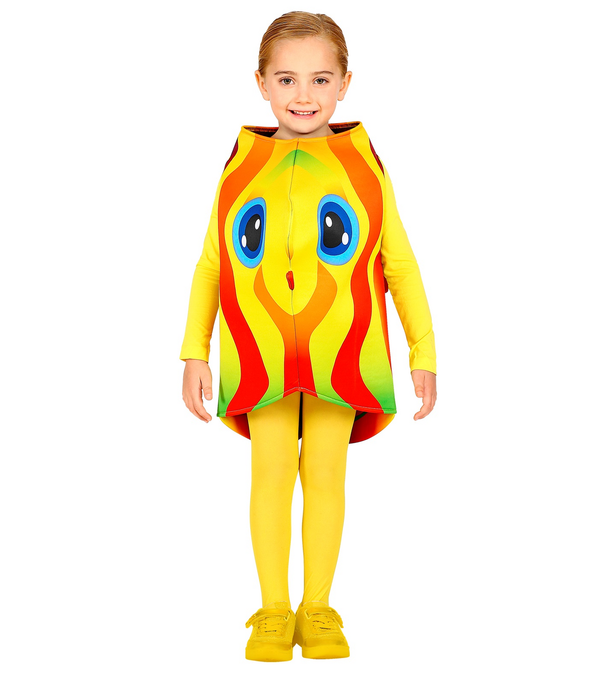 Costume Vestito Abito Travestimento Carnevale Cosplay Bambina Pesce Tropicale - 0004