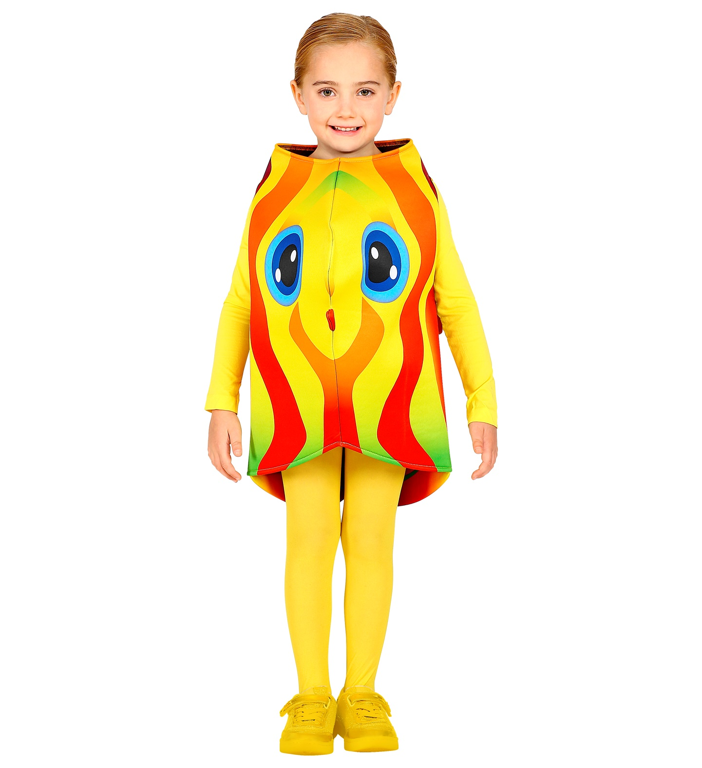 Costume Vestito Abito Travestimento Carnevale Cosplay Bambina Pesce Tropicale - 0004