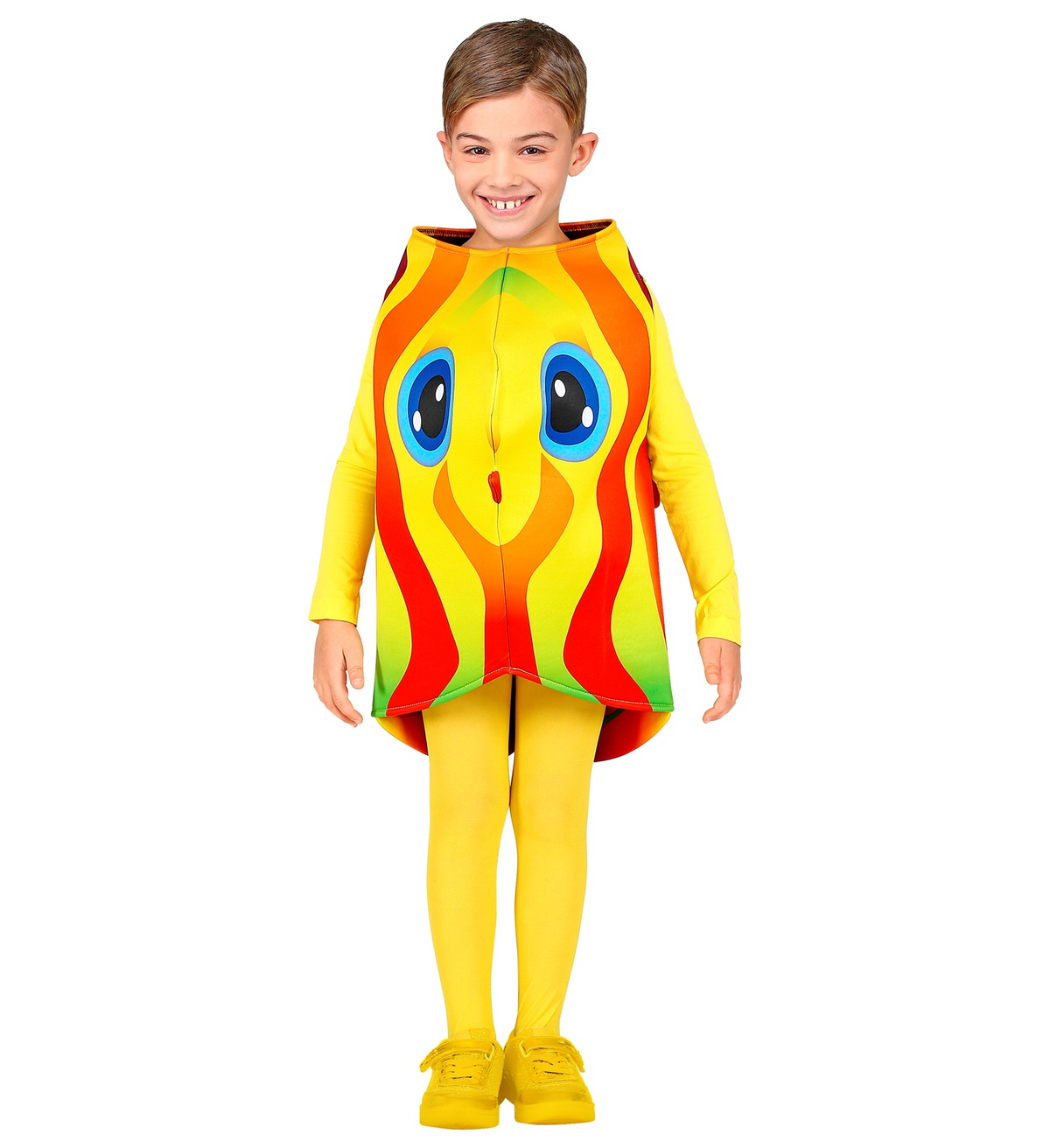 Costume Vestito Abito Travestimento Carnevale Cosplay Bambina Pesce Tropicale - 0004