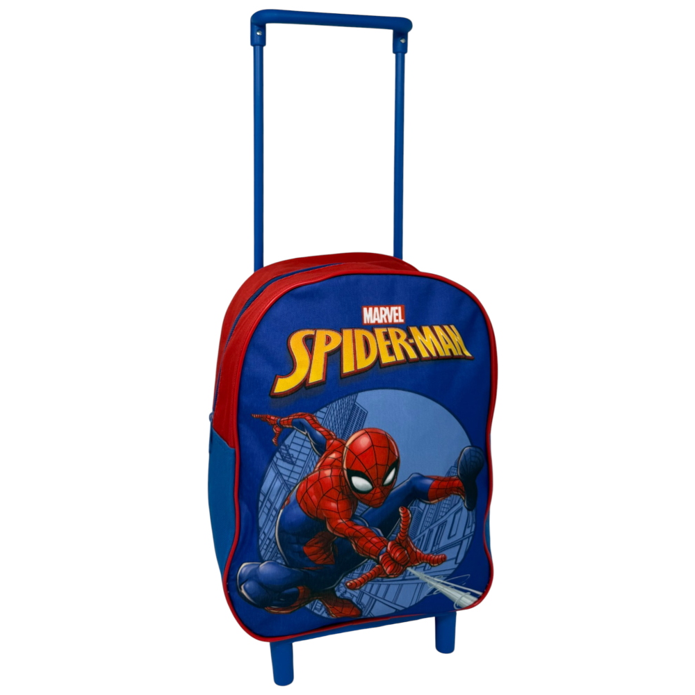 Zaino Asilo Trolley Spiderman MARVEL Borsa per Scuola Materna Tempo Libero - Sf4470