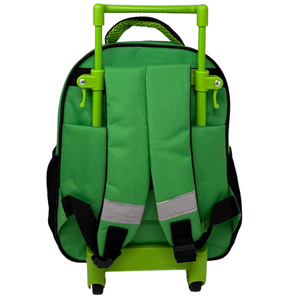 Zaino Asilo Trolley Minecraft con Tasca Frontale 30 Cm. Manico Allungabile - Fu5316
