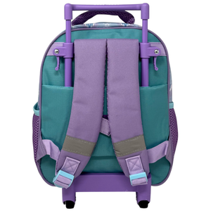 Zaino Asilo Trolley Frozen DISNEY con Tasca Frontale 30 Cm. Manico Allungabile - Sf5323