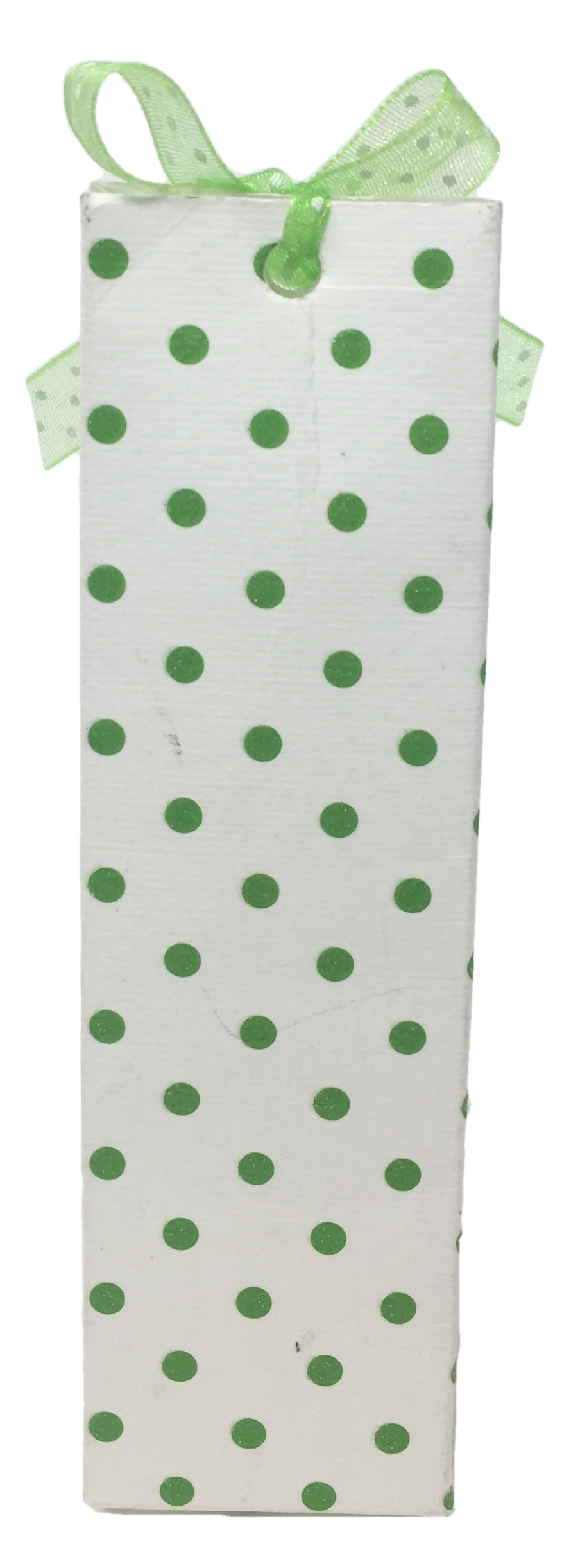 Bomboniera Astuccio Portaconfetti Piramide Pois Verde Glitter - Piram/05