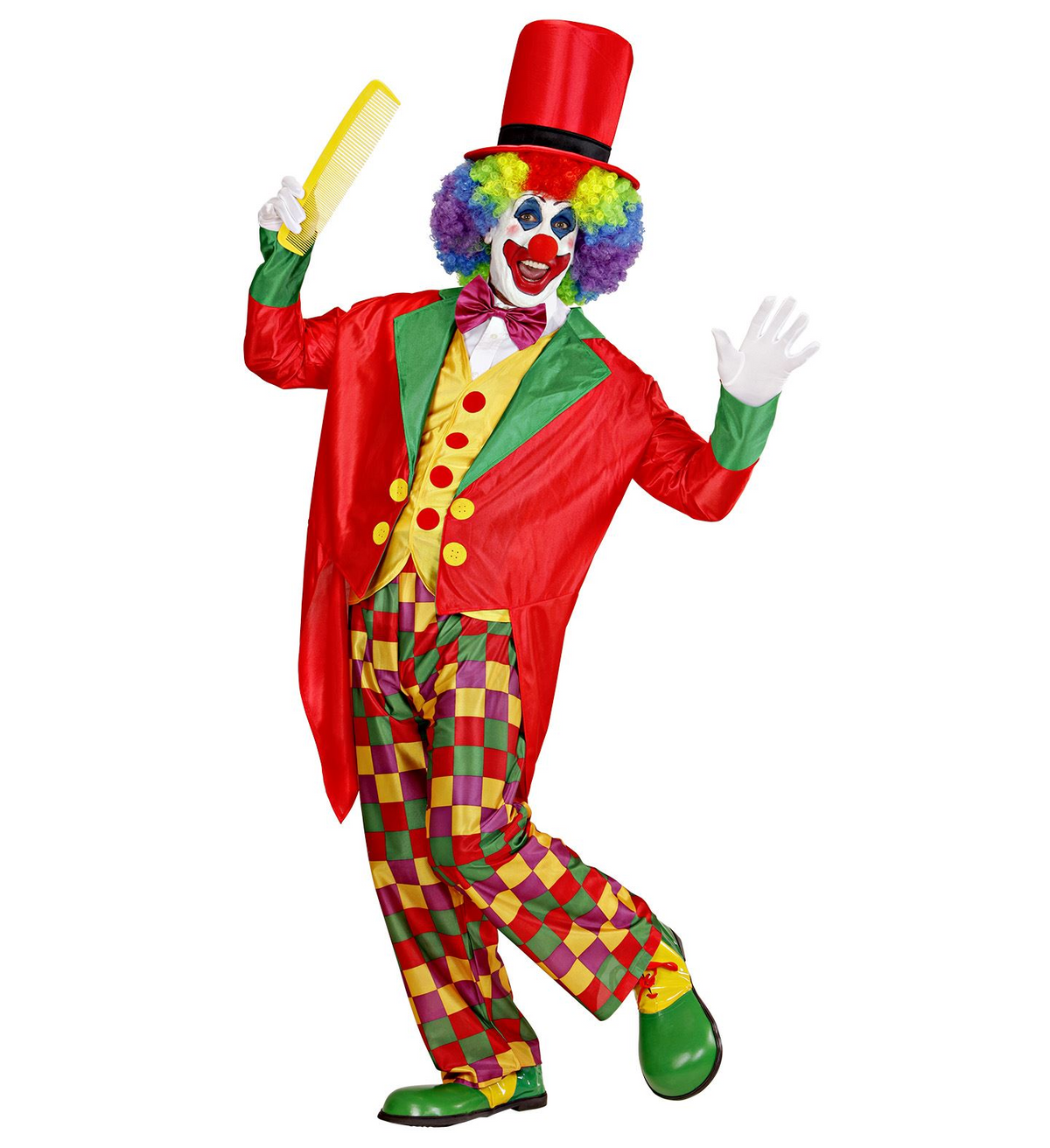 Costume Vestito Abito Travestimento Carnevale Cosplay Adulto - Clown - 3509