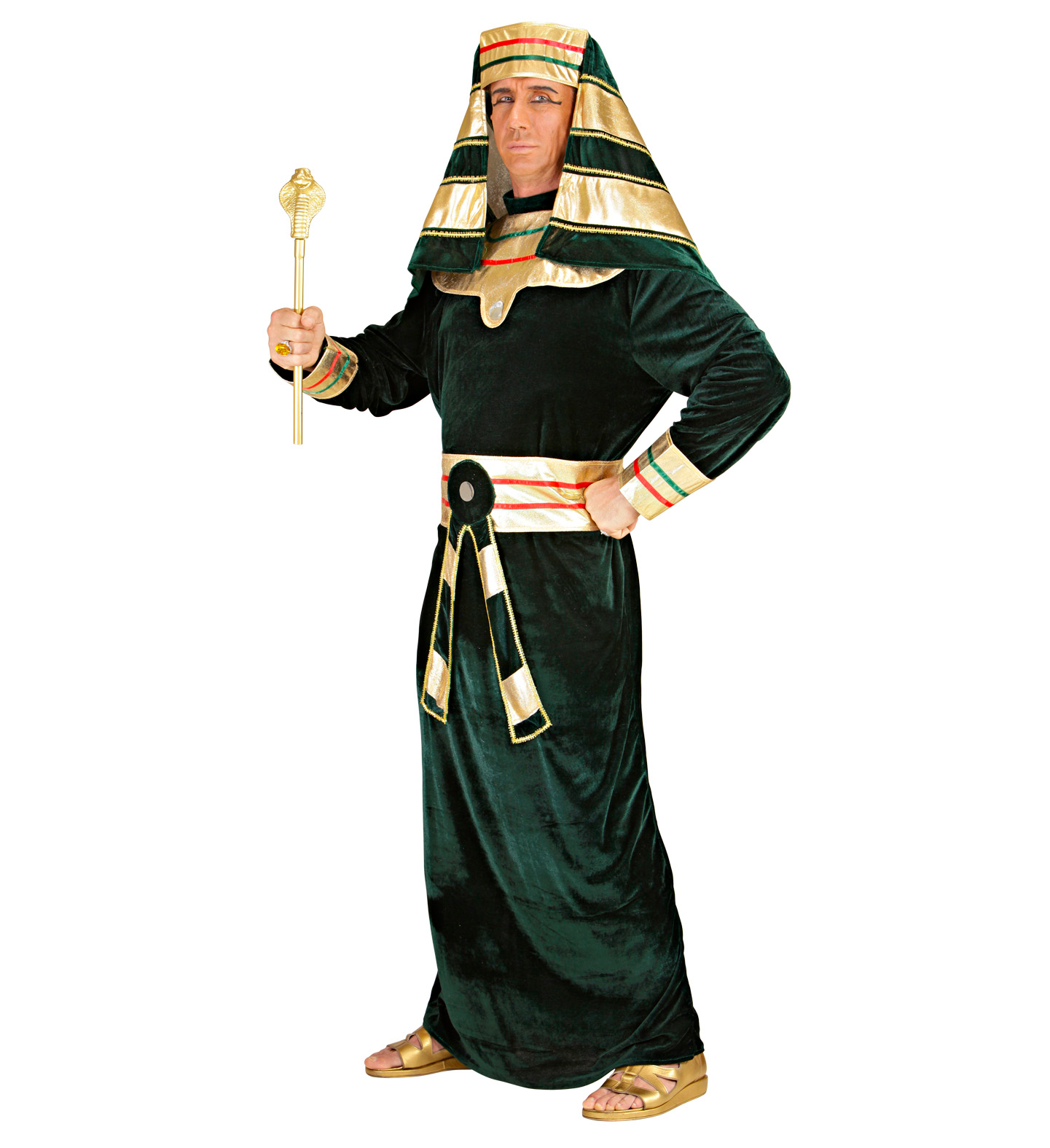 Costume Vestito Abito Travestimento Carnevale Cosplay Adulto - Faraone - 3265