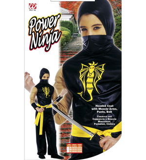 Costume Vestito Abito Travestimento Carnevale Cosplay Bambino - Power Ninja