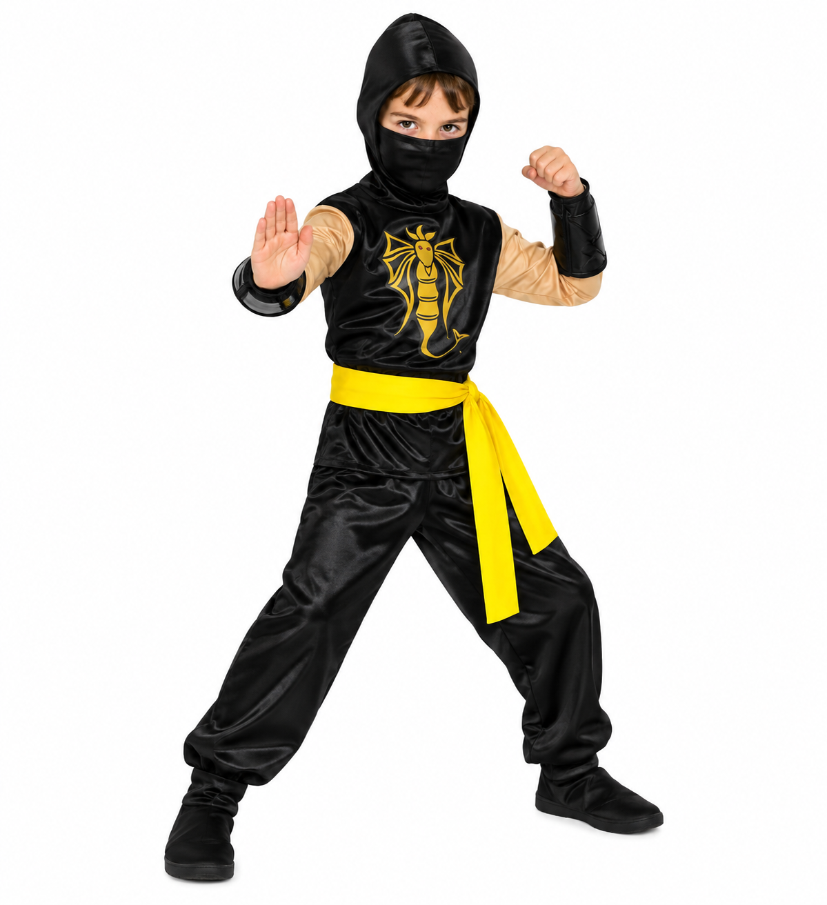 Costume Vestito Abito Travestimento Carnevale Cosplay Bambino - Power Ninja