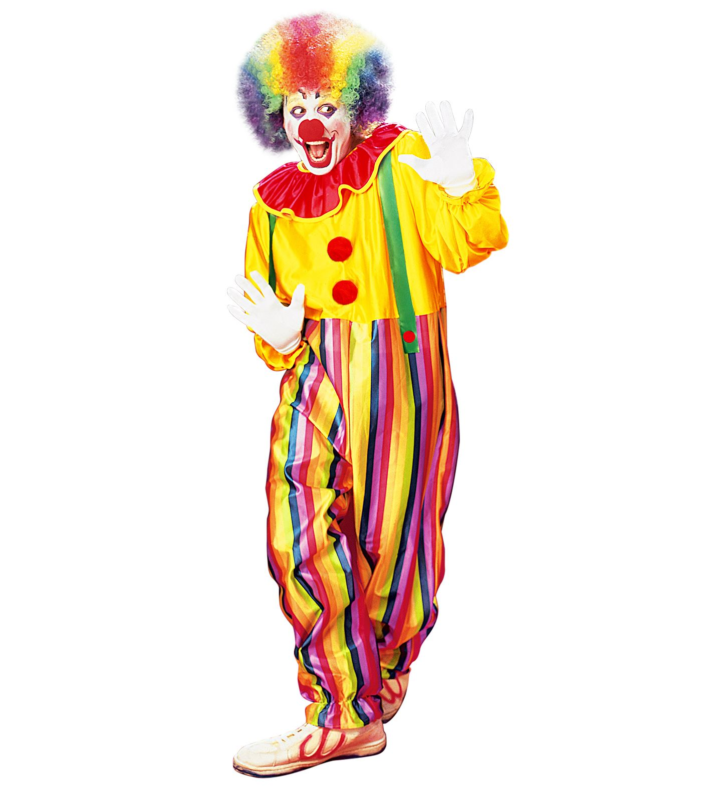 Costume Vestito Abito Travestimento Carnevale Cosplay Adulto - Circus Clown - 3963