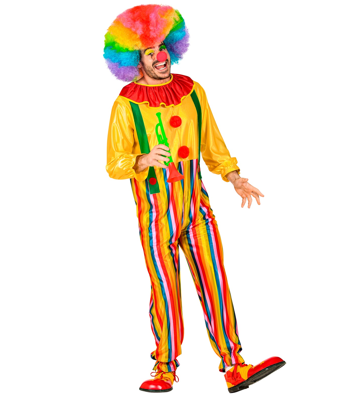 Costume Vestito Abito Travestimento Carnevale Cosplay Adulto - Circus Clown - 3963