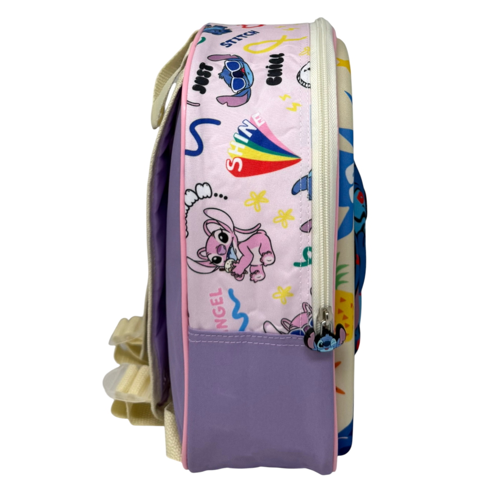 Zaino Asilo 3d Stitch DISNEY Borsa Scuola Materna O Tempo Libero 29 CM - Zh25000