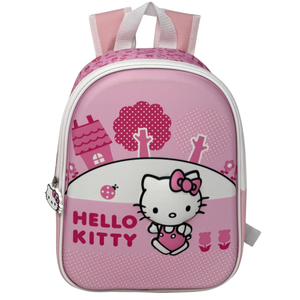 Zaino Asilo 3d Hello Kitty Sanrio Borsa Scuola Materna O Tempo Libero 29 CM - Zh25005