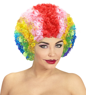 Parrucca Clown Pagliaccio Riccia Accessori per Abito Vestito Travestimento Carnevale Bambino
