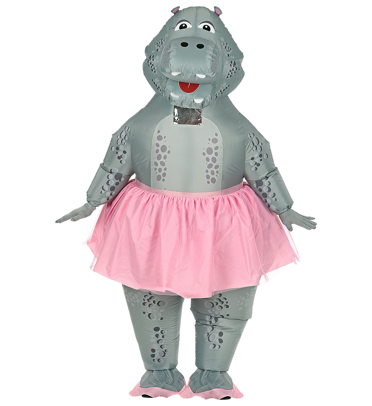 Costume Ippopotamo Ballerina Gonfiabile Travestimento Carnevale Cosplay Adulto - 75513