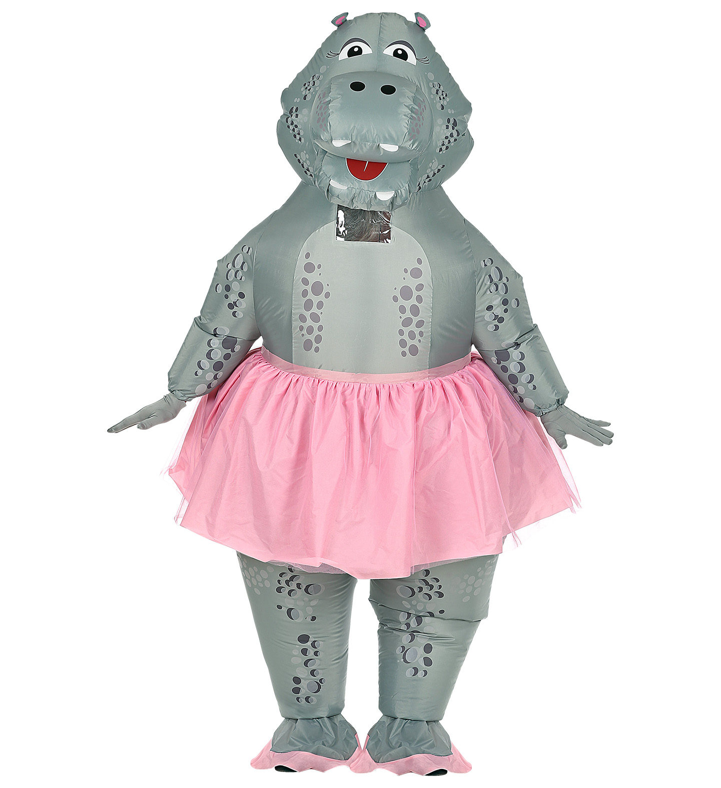 Costume Ippopotamo Ballerina Gonfiabile Travestimento Carnevale Cosplay Adulto - 75513