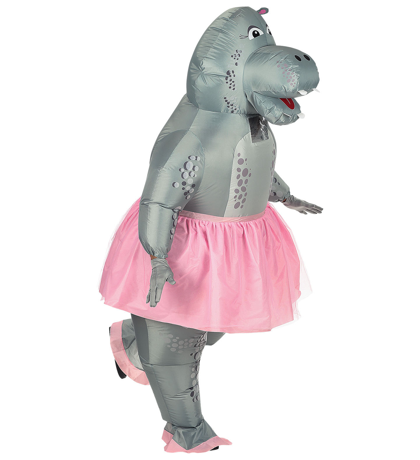 Costume Ippopotamo Ballerina Gonfiabile Travestimento Carnevale Cosplay Adulto - 75513