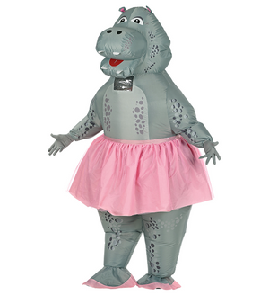 Costume Ippopotamo Ballerina Gonfiabile Travestimento Carnevale Cosplay Adulto - 75513