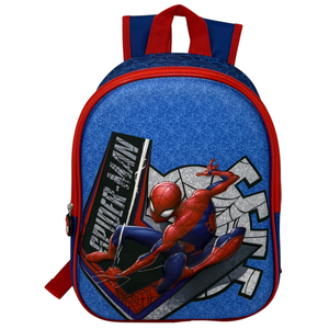 Zaino Asilo 3d Spiderman MARVEL Borsa Scuola Materna O Tempo Libero 29 CM - Zh25063