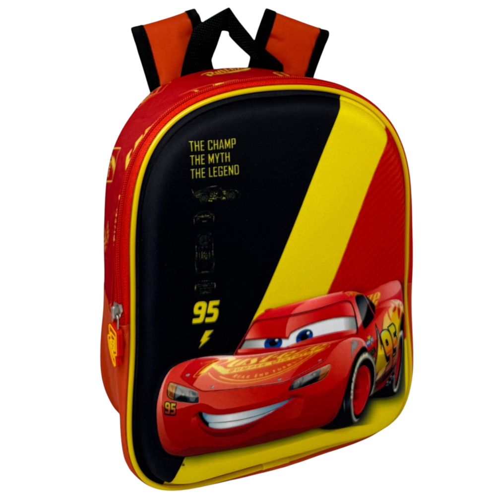 Zaino Asilo 3d Cars DISNEY Pixar Borsa Scuola Materna O Tempo Libero 29 CM - Zh25090