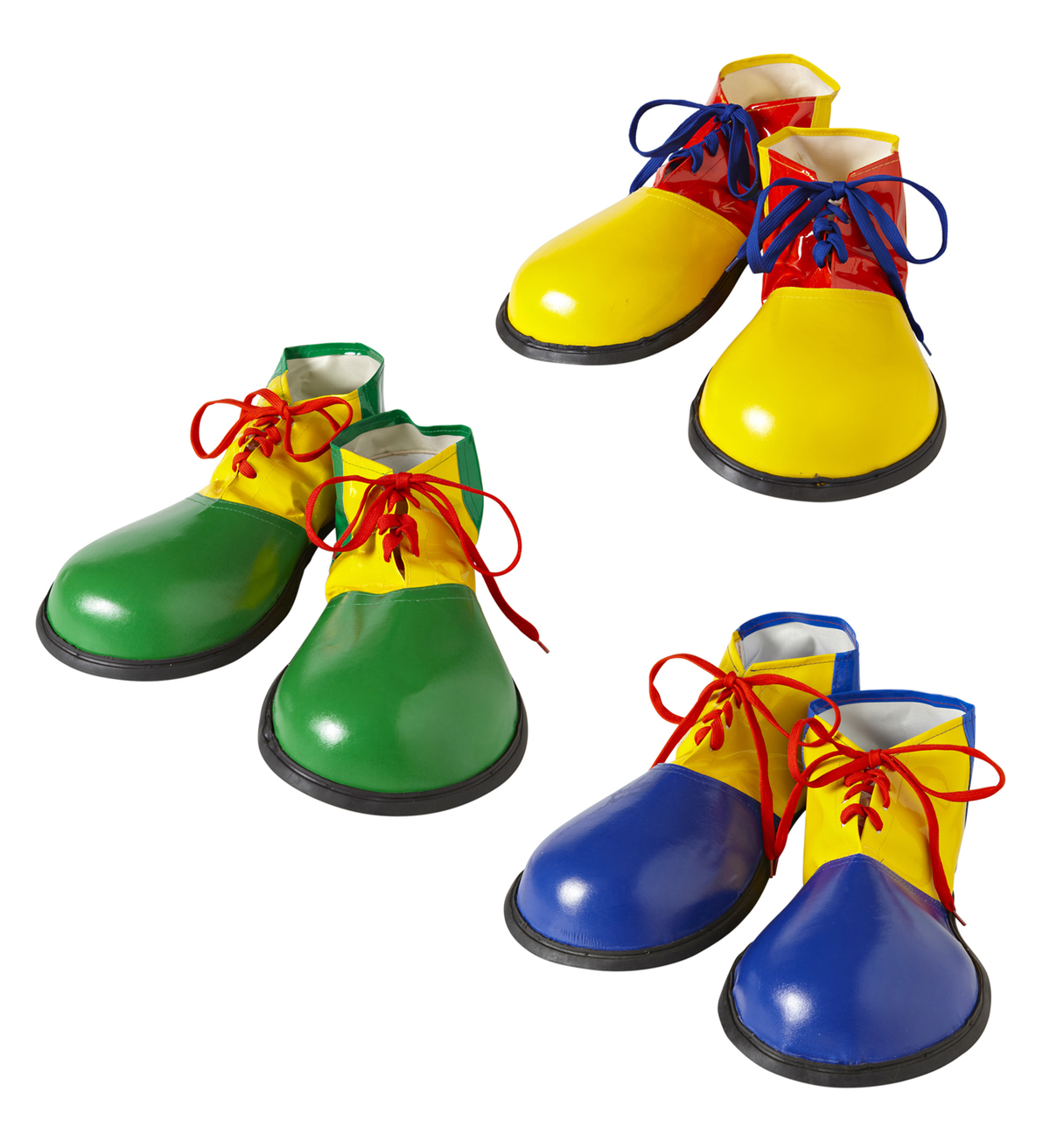 Scarpe Clown - Taglia Unica Adulta - Colori Assortiti - Accessori per Abito Vestito Carnevale Cosplay