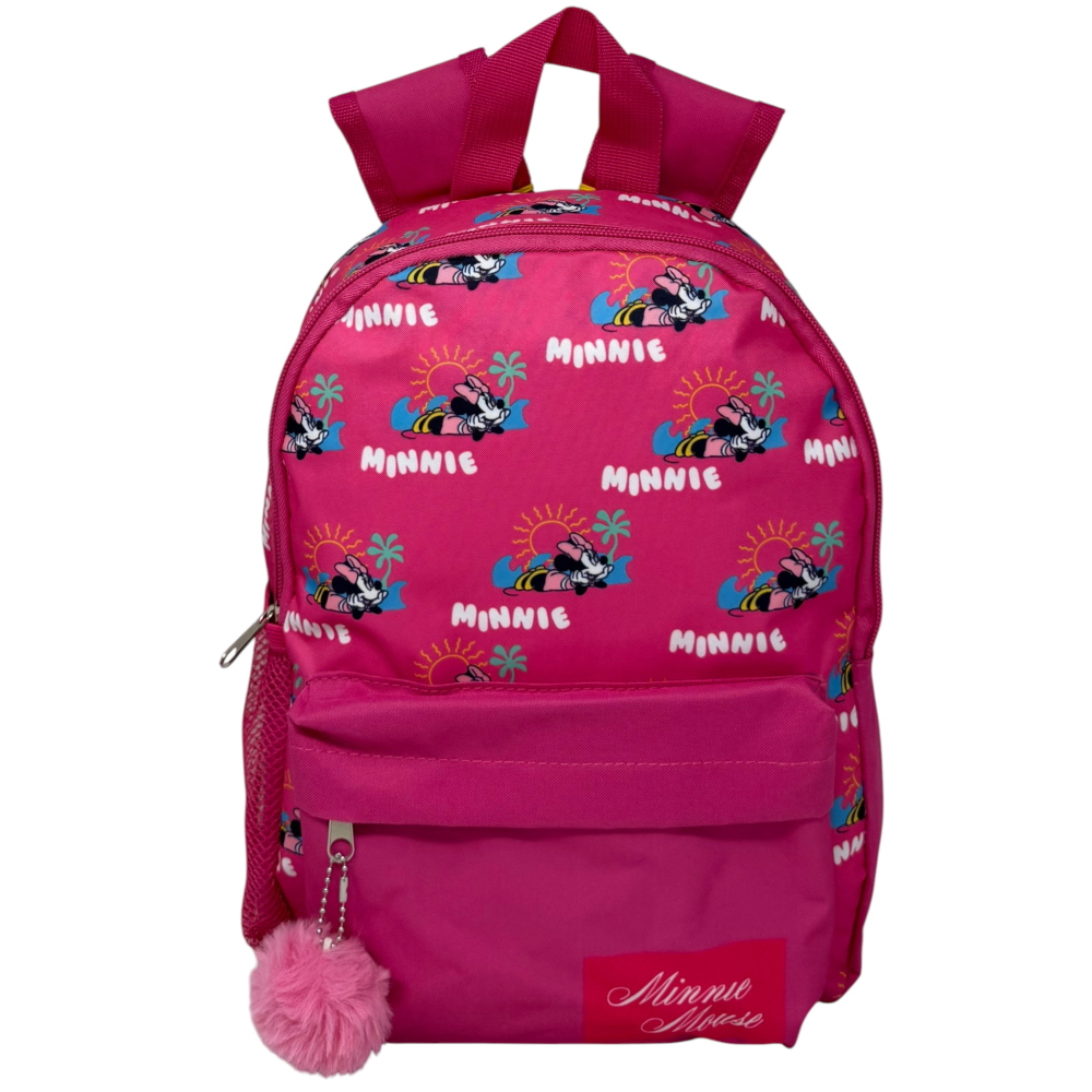 Zaino Asilo Minnie DISNEY con Tasca Frontale Borsa Passeggio 31 CM - Zh25026