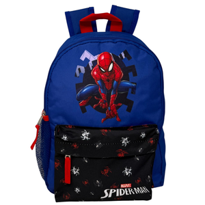 Zaino Asilo Spiderman MARVEL con Tasca Frontale Borsa Passeggio 31 CM - Zh25067