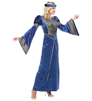 Costume Vestito Abito Travestimento Carnevale Cosplay Adulto Donna - Dama Del Rinascimento - 0732