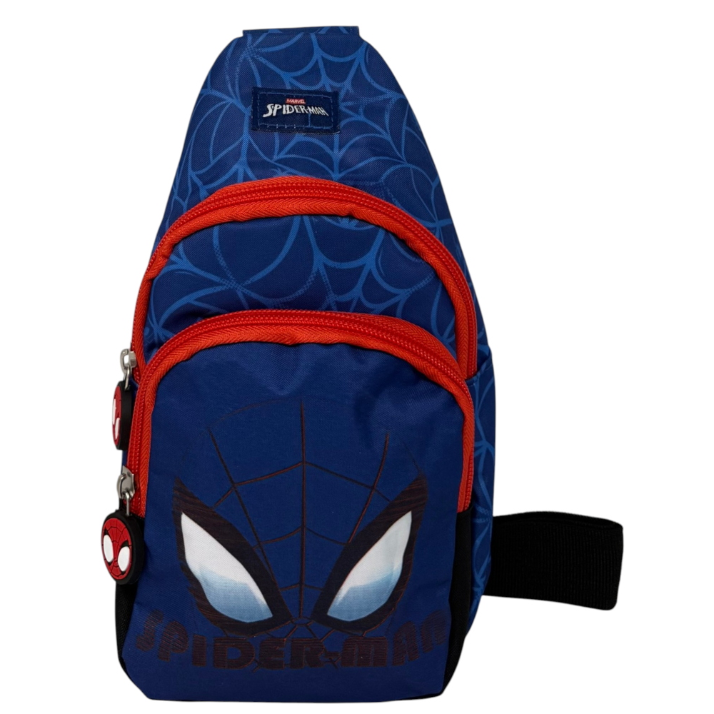 Marsupio Spiderman MARVEL con Tracolla Regolabile Borsello da Passeggio con Cintura - Zh25066