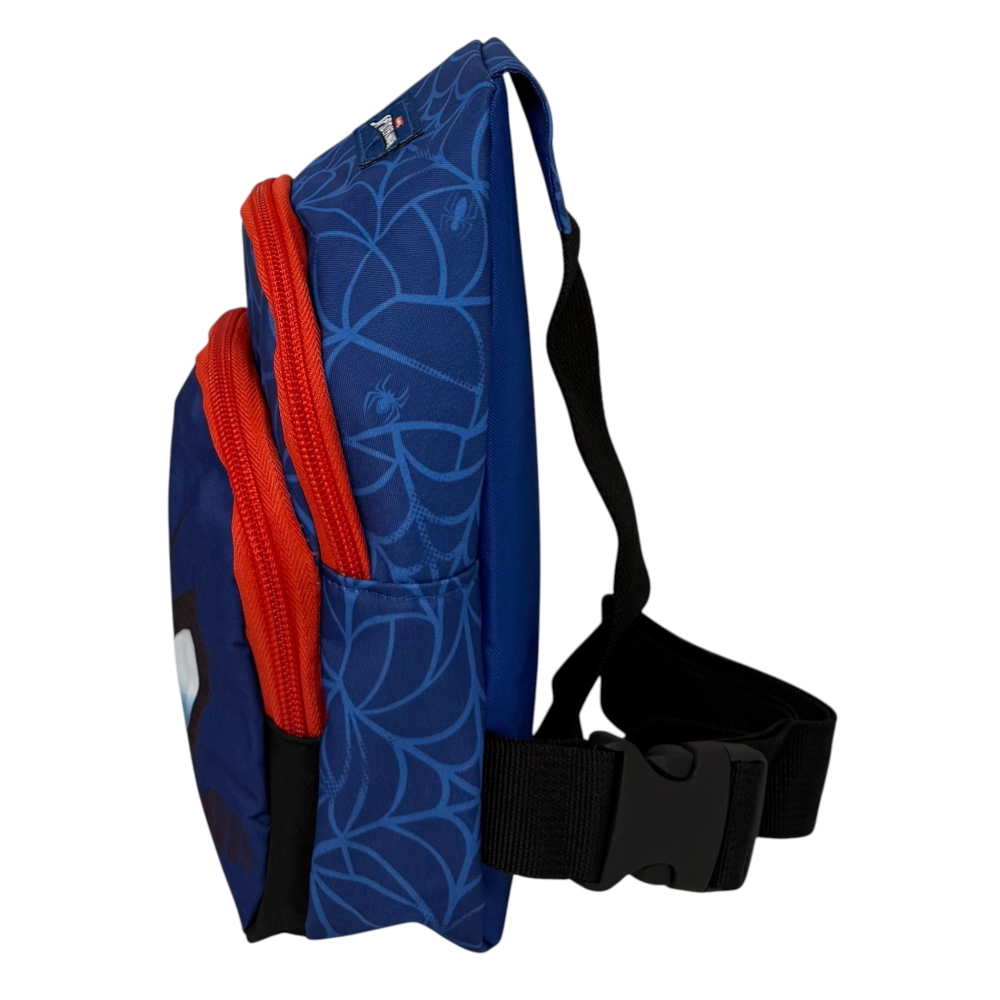 Marsupio Spiderman MARVEL con Tracolla Regolabile Borsello da Passeggio con Cintura - Zh25066