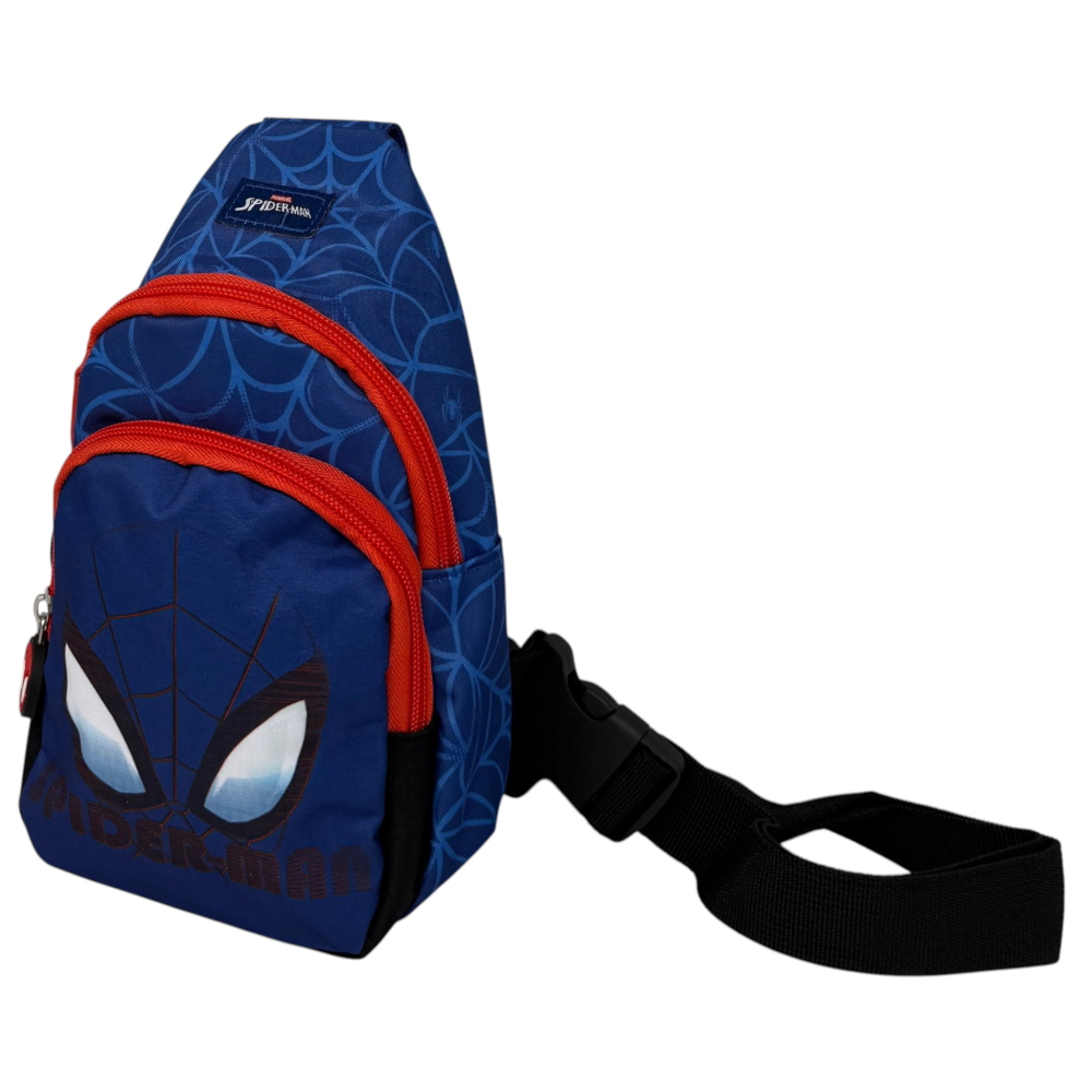 Marsupio Spiderman MARVEL con Tracolla Regolabile Borsello da Passeggio con Cintura - Zh25066