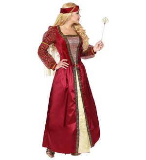Costume Vestito Abito Travestimento Carnevale Cosplay Adulto Donna - Principessa Medievale - 0733