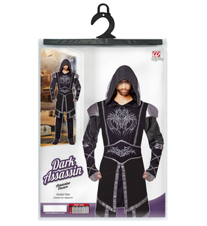Costume Vestito Abito Travestimento Carnevale Cosplay Adulto - Assassino Oscuro - 0773
