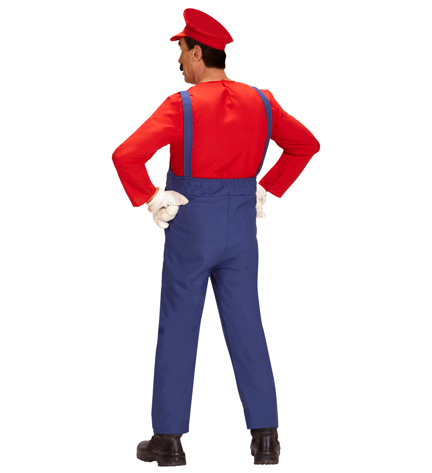 Costume Vestito Abito Travestimento Carnevale Cosplay Adulto Super Idraulico Mario