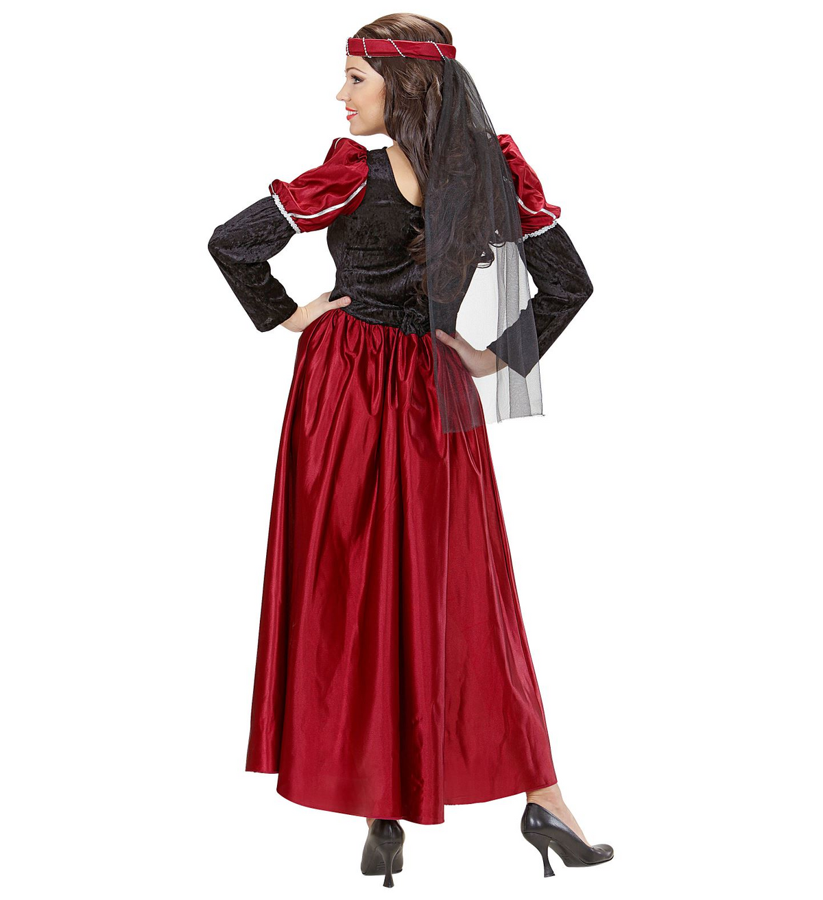 Costume Vestito Abito Travestimento Carnevale Cosplay Donna Adulto - Castellana - 3548