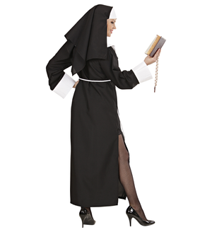 Costume Vestito Abito Travestimento Carnevale Cosplay Donna Adulto - Suor Teresa - 4459