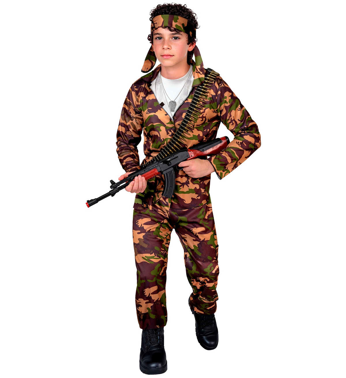 Costume Vestito Abito Travestimento Carnevale Cosplay Bambino - Soldato - 3840