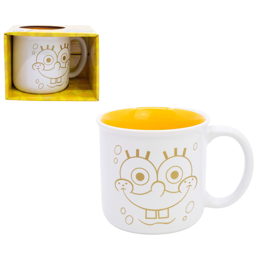 Tazza in Ceramica Spongebob Modello Mug 414 Ml in Confezione - 86206