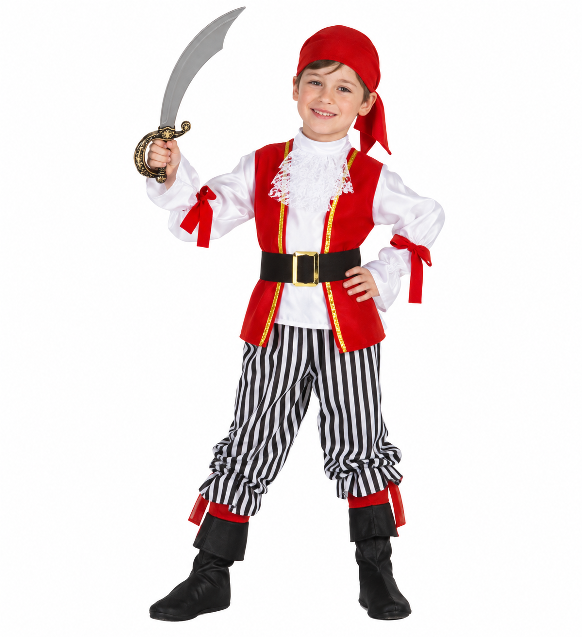 Costume Vestito Abito Travestimento Carnevale Cosplay Bambino - Pirata - 4381