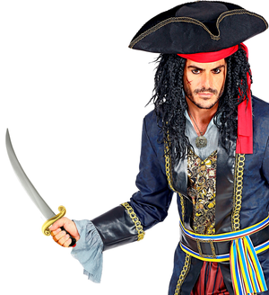 Sciabola Pirata Accessori per Abito Vestito Travestimento Carnevale Bambino