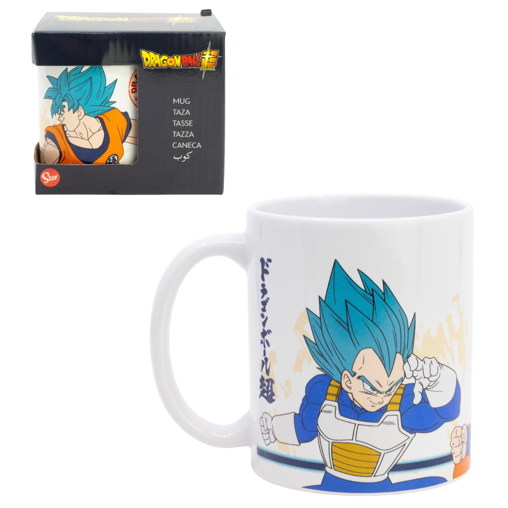 Tazza in Ceramica Dragon Ball Super Goku Vegeta Modello Mug 325 Ml in Confezione - 86207