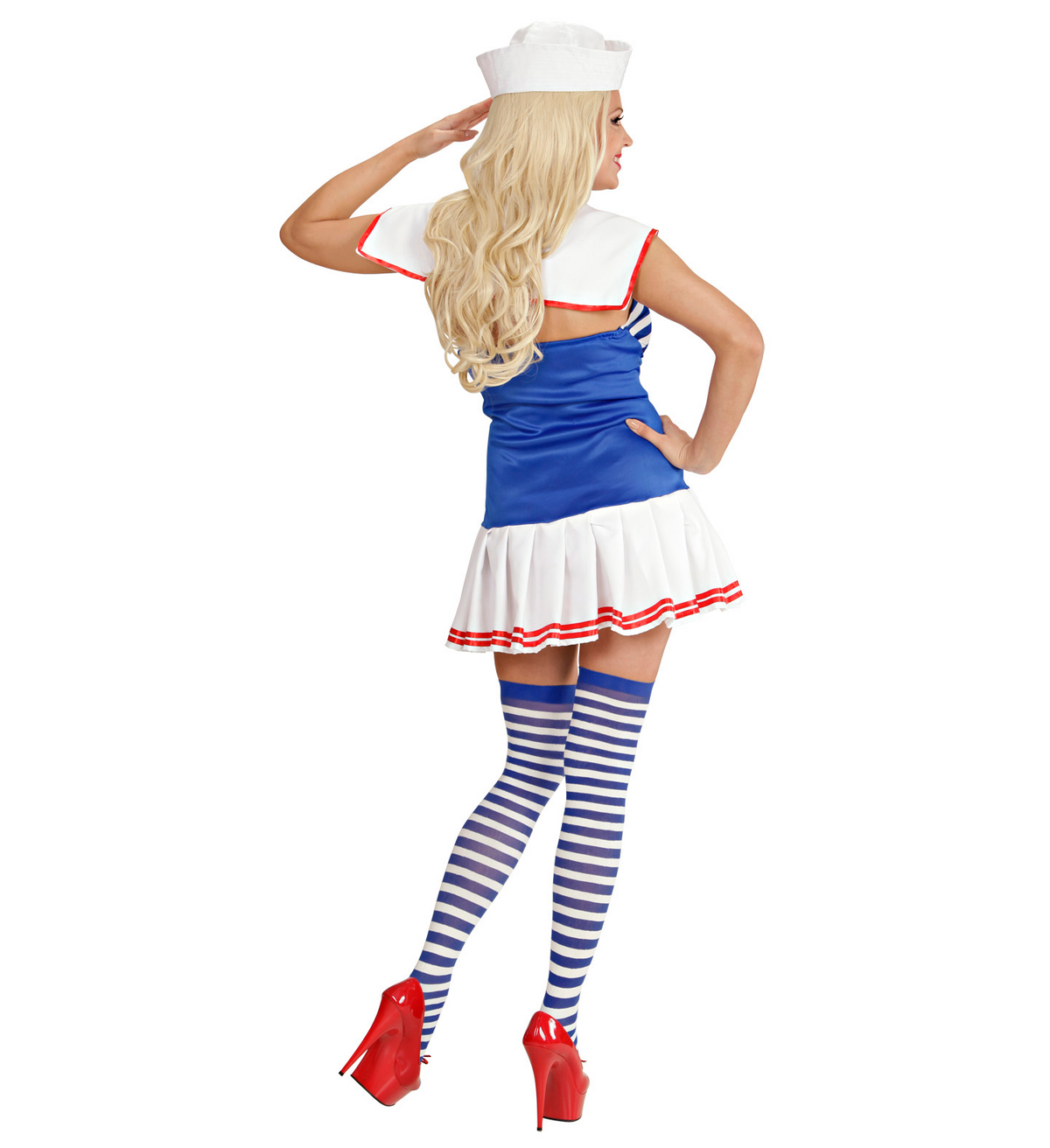 Costume Vestito Abito Travestimento Carnevale Adulto Donna - Marinaretta - 8966
