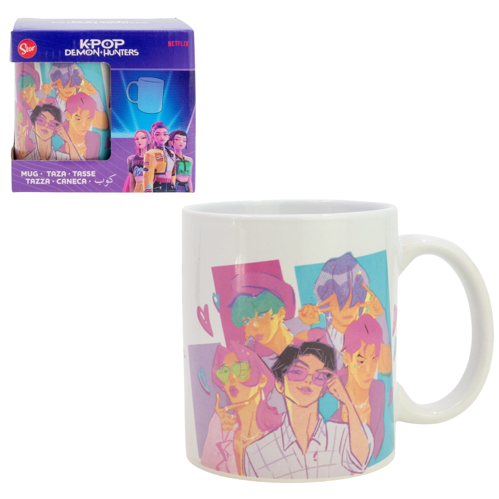 Tazza in Ceramica Kpop Demon Hunters Saja Boys Modello Mug 325 Ml in Confezione - 86148