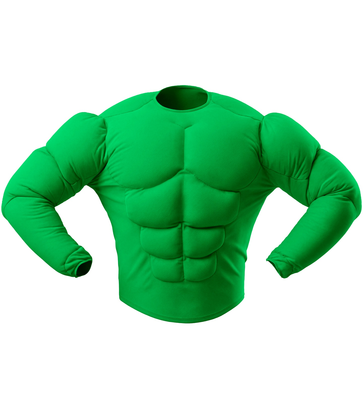 Costume Vestito Abito Travestimento Carnevale Cosplay Bambino - Camicia Super Muscoli Eroe Verde Hulk - 1258
