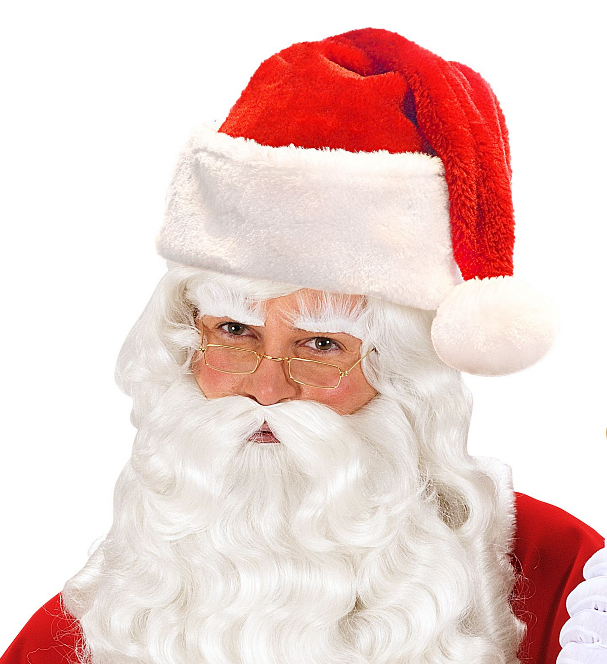 Cappello Babbo Natale in Peluche Accessori Natalizi Adulto Unisex - 15012